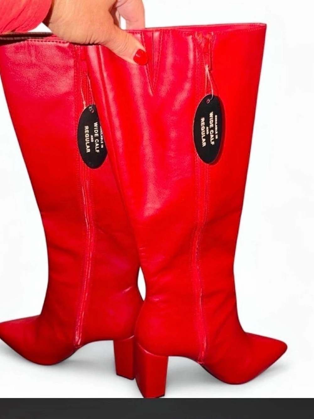 Wild Pair Red Over-the-Knee Boots US 7.5 brand New without box